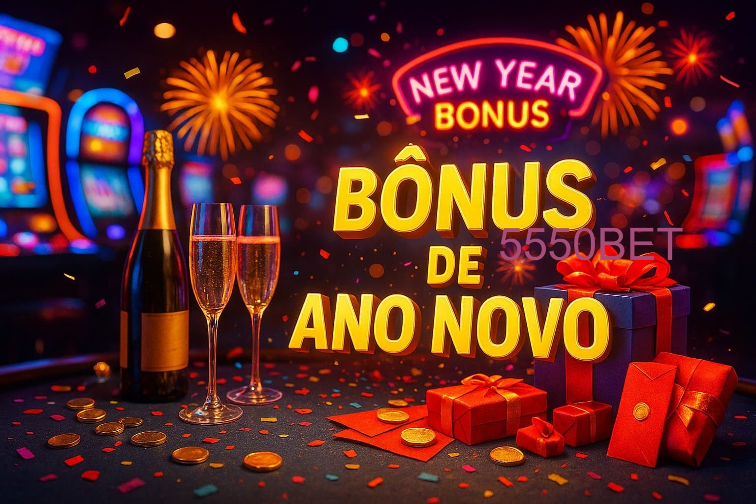Promoções de Ano Novo no 5550BET